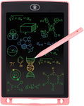 Dartwood LCD Writing Tablet - 8.5 Inch Colorful Electronic Doodle Board and Drawing Pad for Kids (Pink)