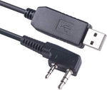 6FT USB Programming Cable Compatible with Baofeng BTECH, Kenwood, and AnyTone Radio FTDI Chip