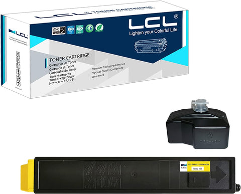 LCL Compatible Toner Cartridge Replacement for Kyocera TK8327 TK-8327 TK8327Y TK-8327Y 1T02NPACS0 TASKalfa 2551ci (1-Pack Yellow)