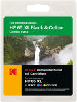 KODAK Ink Cartridge HP 65XL Black and Tricolor (55033)