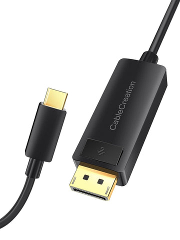 CableCreation 8K USB C to DisplayPort 1.4 Cable 6FT (8K@60Hz, 4K@144Hz, 2K@240Hz, HDR), Type-C (Thunderbolt 3/4) to DP Cable 32.4Gbps Compatible for Oculus Rift S, MacBook Pro/Air, iPad Pro