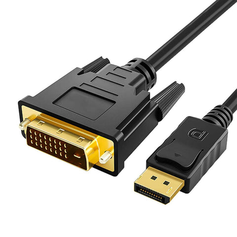 Bienque DisplayPort to DVI Cable, Display Port to DVI Male to Male Adapter Gold Plated Cord (10FT)