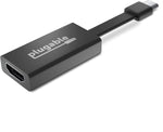 Plugable USB C to HDMI Adapter 4K 30Hz, Thunderbolt 3 to HDMI Adapter Compatible with MacBook Pro, Windows, Chromebooks, 2018+ iPad Pro, Dell XPS, Thunderbolt 3 Ports and More - Driverless