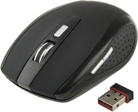 luyanmaoyi 2.4 GHz 800~1600 DPI Radiocommunication 6D Ocular Mouse with USB (Color : Black)