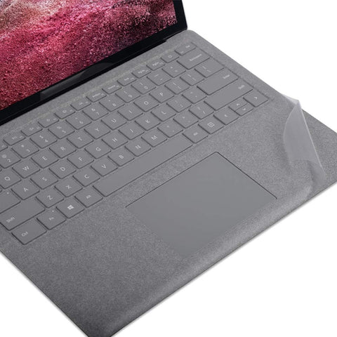 xisiciao Full Size Keyboard Palm Rest Cover for Microsoft Surface Laptop 3/4/5 13.5 inch Palm Pads Wrist Rests Film Protector, Avoid Stain for Laptop US Layout (Transparent for Laptop 3/4/5).