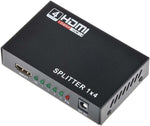 SANOXY Full HD HDMI Splitter 1X4 4 Port Hub Repeater Amplifier v1.4 3D 1080p 1 in 4 Out