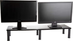 Mind Reader Anchor Collection, Large Dual Monitor Stand, Black