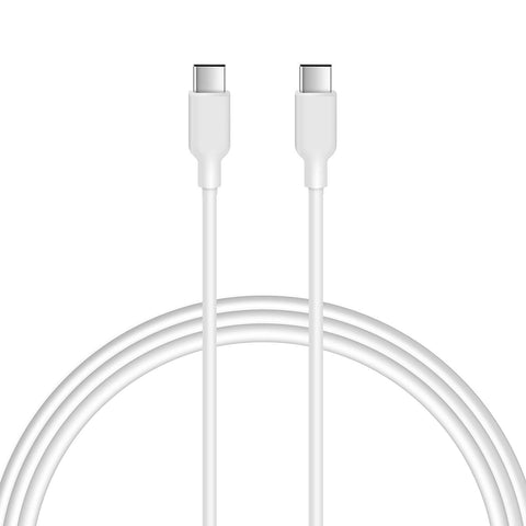 pitaka USB C Cable[ 3.3ft] Reinforced Type C to Type C Charging Cable and Data Transfer, Compatible with Samsung Galaxy S22/S21/Note 20, Google Pixel 5/4/3/2/XL, MacBook Air iPad Pro 2020 - White