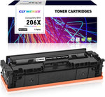 CLYWENSS [NO CHIP] Compatible 206X Black Toner Cartridge Replacement for HP 206X 206 W2110X to use with HP Color Laserjet Pro M283fdw M283cdw M255dw Printer (1 Black)