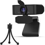 Uflatek HD Webcam 1080P with Microphone, PC Laptop Desktop USB Webcams, Pro Streaming Computer Camera, 120-Degree Wide Angle Webcam