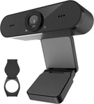 1080P Webcam with Microphone, High-Definition Desktop or Laptop Webcam, USB Camera with Built-in Microphone [Plug and Play], High-Definition for Video Calls, Recording, Meetings, Streaming, Games