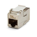 trueCABLE Cat6 Keystone Jack Coupler, Shielded (STP), PoE++ (4PPoE), UL Listed, ETL Verified, ANSI/TIA 568-2.D Cat 6 Performance Compliant, Female to Female RJ45 Couplers, 2 Pack