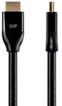 Monoprice 115428 Certified Premium HDMI Cable - 6 Feet - Black, 4K@60Hz, HDR, 18Gbps, 28AWG, YUV 4:4:4, Dual Video Stream