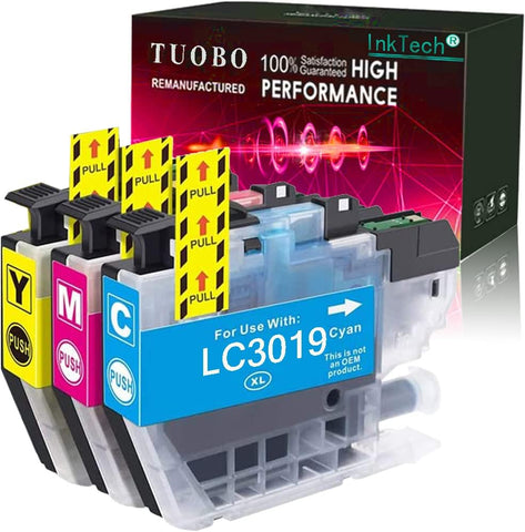 Tuobo Compatible Ink Cartridges Replacement for Brother LC3019 LC3019XL for MFC-J5330DW, MFC-J6930DW, MFC-J6530DW, MFC-J6730DW, MFC-J5335DW Printers (3 Color)