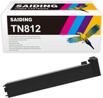 SAIDING Compatible Toner Cartridge Replacement for Black TN812 TN812k TN 812 A8H5030 to use with Konica Minolta Bizhub 808 High Yield 40800 (1 Black)