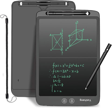 YUSHANG LCD Writing Tablet,12InchThe Newest Partition Erase LCD Drawing Board,Portable Electronic Writing Doard,Adult LCD Writing Board for Adult Tutoring Children to Study,Write and Take Notes