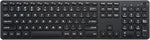 Perixx PERIBOARD-718B Wireless Backlit Keyboard - Full-Size X Type Scissor Keys - White Backlit - Black - US English