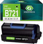 GREENBOX Compatible B721 B731 High-Yield Toner Cartridge Replacement for OKI 45488801 for OKI-Okidata B721 B721dn B731 B731dn Printer (18,000 Pages, 1 Black)