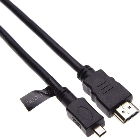 Micro HDMI Cable, High Speed HDMI (Type D) to HDMI (Type A) Cord for Connecting Tesco Hudl, Acer Iconia, Asus, Nikon, Sony, Olympus Camera Tablet TV(5M / 16FT)