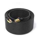 DbillionDa Ethernet Cable 100 ft, Cat 8 Ethernet Cable, Support Cat7/Cat5/Cat5e/Cat6/Cat6e Standards, High Speed 40Gbps 2000Mhz F/FTP LAN Wires with RJ45 Gold Plated Connector for Modem, Router, PC