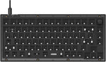 Keychron V1 Wired Custom Mechanical Keyboard Barebone Knob, 75% Layout QMK/VIA Programmable Macro with Hot-swappable Support Compatible with Mac Windows Linux (Frosted Black - Translucent)