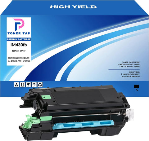 Toner Tap High Yield for Ricoh IM 430fb P501 P501H (14,000pgs) 418446 Compatible Cartridge Replacement