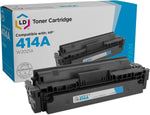 LD Products Compatible Toner Cartridge Replacement for HP 414A W2021A (Cyan) for use in Color Laserjet: M454dn, Pro M454dw, Pro MFP M479dw, Pro MFP M479fdn, Pro MFP M479fdw