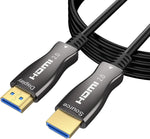 LiNKFOR Fiber Optic HDMI Cable 50ft,Fiber HDMI Cable Supports HDMI2.0,4K 60Hz,High Speed 18Gbps, 4:4:4, 3D ARC HDCP2.2 Suitable for TV Laptop PS3 PS4 Projector Computer