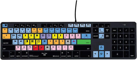 KB Covers Avid Media Composer Keyboard | Editing Keyboard Compatible with macOS & Windows | Wired & Wireless