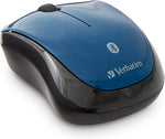 Verbatim Bluetooth Wireless Tablet Multi-Trac Blue LED Mouse - Dark Teal