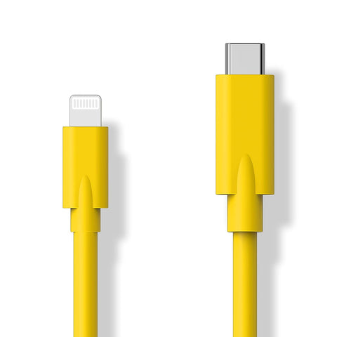 Easonunion USB Type C to Lightning Cable MFi Certified Charging Cord for iPhone 13 Pro 12 Pro Max 11 X XS XR 8 Plus (Yellow)