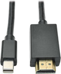 Tripp Lite Mini DisplayPort to HD Cable Adapter, MDP to HDMI (M/M), MDP2HDMI, 1080p, 12 ft. (P586-012-HDMI)