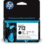 HP 712 Black 38-ml Genuine Ink Cartridge (3ED70A) for DesignJet T650, T630, T230, T210 & Studio Plotter Printers