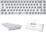 CIY GK68 Dual Mode Wireless Hotswap Keyboard Kit, DIY 65% Keyboard, Bluetooth 5.0/2.4G Wireless, Replaceable MX Switch 5Pin/3Pin, ABS Shell,Metal Positioning Plate, Sound Insulation Mat(White)