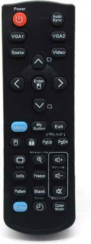 ESolid A-00009441 Replacement Remote Control for ViewSonic PJD5132 PJD5134 PJD5232L PJD5234L PJD5533W PJD6235 PJD6245 PJD6543W PJD7820HD PJD7822HDL Projectors