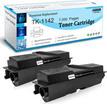 ASEKER Compatible Toner Cartridge TK1142 TK-1142 TK 1142 1T02ML0US0 for Kyocera MITA FS-1035MFP FS-1135MFP Kyocera ECOSYS M2035dn M2535dn Printers High Yield 7200 Pages (Black,2pack)