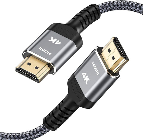 Highwings 4K Long HDMI Cable 50FT, High Speed 18Gbps 2.0 Braided Cord-Supports (1080P 30Hz HDR,Video Ultra HD 1080p 3D HDCP 2.2 ARC-Compatible with PS4/3 Roku TV/HDTV/PS5/Blu-ray