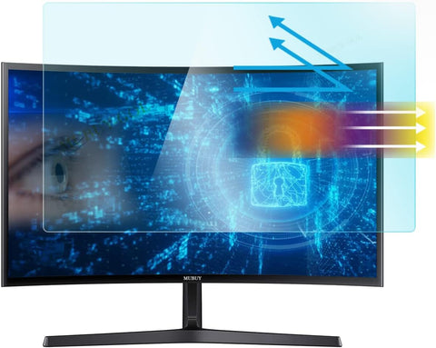 Anti Blue Light Anti Glare Monitor Screen Protector Design for Diagonal 22 Inch 16:10 Dell, HP, Acer, ViewSonic, ASUS, Aoc, Samsung, Sceptre, LG Widescreen Monitor (18.7"x11.7")