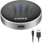 CMTECK Conference Microphone, USB Computer Desktop Mic with Mute Function, 360°Omnidirectional Voice Pickup, LED Indicator, Noise-Canceling, Ideal for Meetings, Recording, Chatting