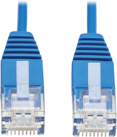 Tripp Lite CAT6a 10G Ethernet Cable, Ultra Slim 10G Cat6a Gigabit Cable, Molded UTP Network Patch Cable, Blue, 5 ft (N261-UR05-BL)