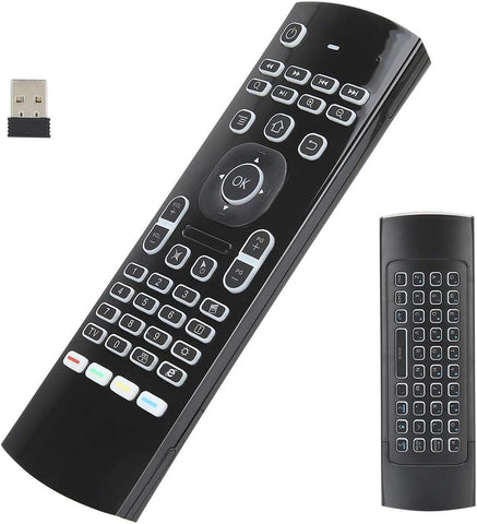 Air Mouse Wireless Keyboard 6Axis Backlight 2.4G Wireless Multifunctional Smart TV Remote Control with Motion Sensing for Android TV Box/PC/Smart TV/Projector