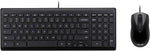 ASUS Chrome OS USB Keyboard and Optical Mouse Combo, Black