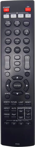 INTECHING HL02805 Projector Remote Control for Maxell MC-WU8601, MC-WU8701, MC-WX8651, MC-WX8751, MC-X8801