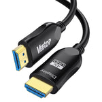 Veetop 4K Fiber Optic HDMI 2.0 Cable 50 Feet, 18Gbps 4K Fiber Optic HDMI Cable, Digital Audio/UHD Video Cable Supports 4K@60Hz, 4:4:4 RGB, ARC, UHD, HDR (50 FT)