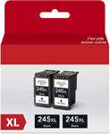 245XL Ink Cartridge for Canon PG-245XL 2 Pack, Higher Yield Compatible with Canon Pixma MX490 MX492 MG2522 TS3100 TS3122 TS3300 TS3322 TS3320 TR4500 TR4520 TR4522 MG2500 Printer