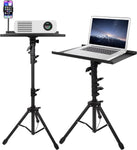 BESTIRTOOL Adjustable Projector Stand Tripod, 22.4"X 51.2" Portable Metal Projector Tripod Stand Is Stable & Secure Solution for Presentations & Home Theaters