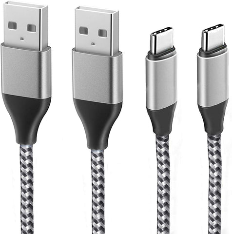 TAPLE 3A Fast Nylon Braided Charging Cable Replacement for Fire 11th 10th 9th Generation,2 Pack USB C Compatible for New Fire HD 10,Kids pro,10Plus (2019 2021) HD8 HD8 Plus Kids Edition 2020