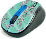 MightySkins Glossy Glitter Skin for Logitech M325 Wireless Mouse - Cherry Blossom Tree | Protective, Durable High-Gloss Glitter Finish | Easy to Apply, Remove, and Change Styles | Made in The USA