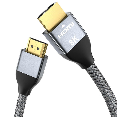 16FT Long Certified HDMI 2.1 Cable, 48Gbps Ultra High Speed HDMI Cable, Support 8K@60Hz 4K@120Hz, eARC, QMS, HDMI to HDMI Cable Compatible with Blu-ray, Xbox Serise X, PS5, Projector, Monitor, Fire TV