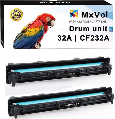 MxVol Compatible Drum Unit Replacement for HP 32A CF232A Drum Yields Up to 23,000 Pages 2-Pack use for HP Laserjet Pro M148dw M203dw M227fdw M118dw M148fdw M227fdn Printer